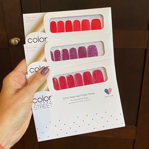 ColorStreet nail strips.  Set of 3 colors